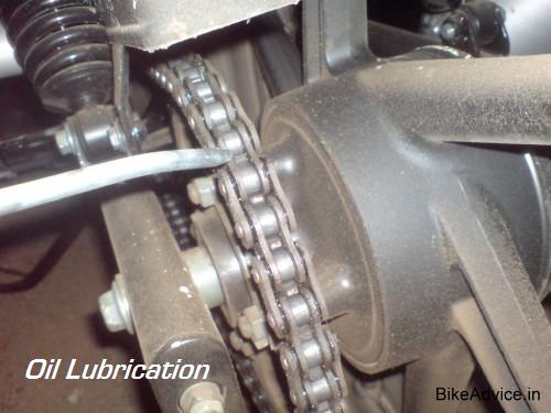 motorcycle chain lube