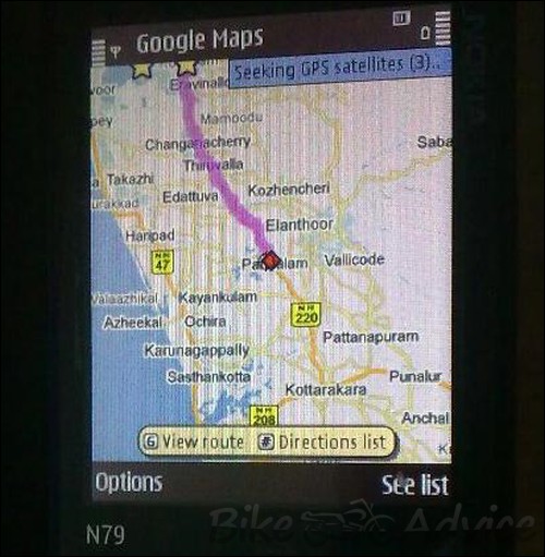 Nokia N97 GPS Mobile Phone For Motorcyclists