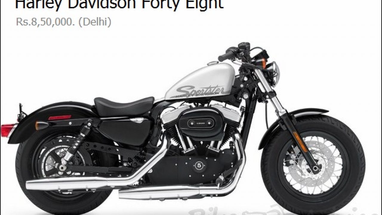 Harley Davidson Sportster Forty Eight Launched In India Bikeadvice In
