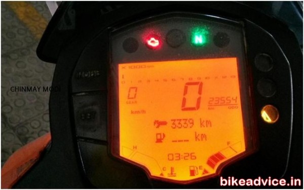 KTM-Duke-200-km to service console
