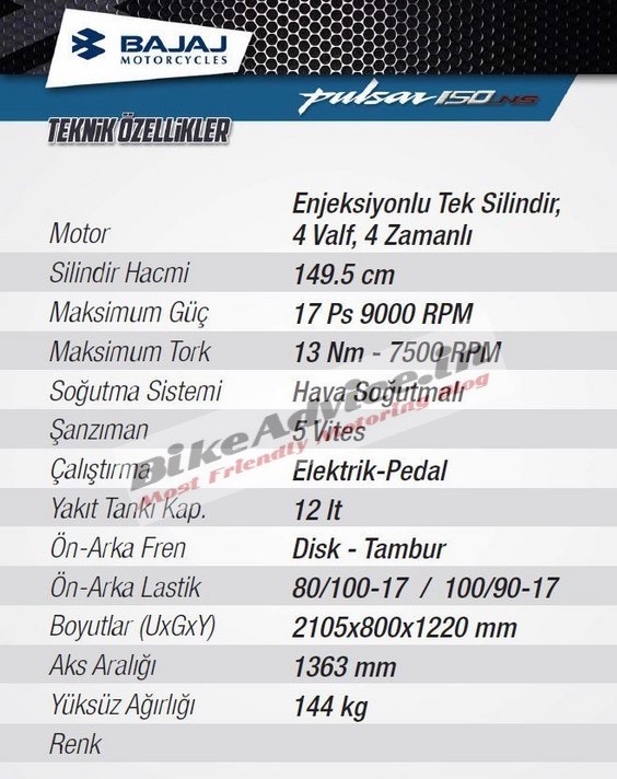 Bajaj-Pulsar-150NS-Specs-Power-Torque