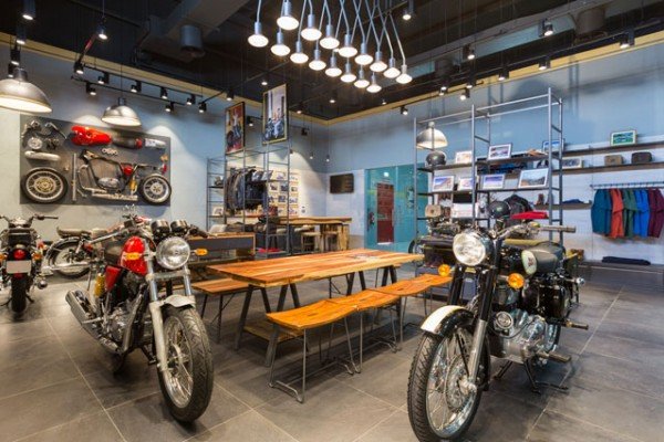 royal enfield showroom more like this