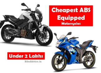 Cheapest ABS Motorcycles