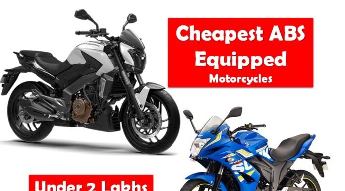 Cheapest ABS Motorcycles