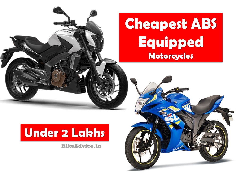 Cheapest ABS Motorcycles