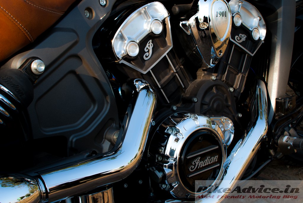 Indian Scout engine