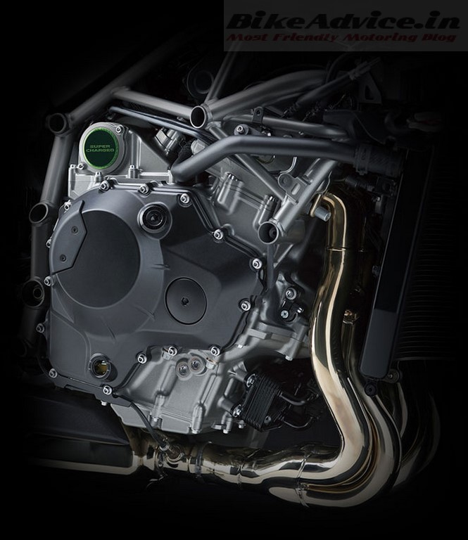 2016 Kawasaki H2 engine