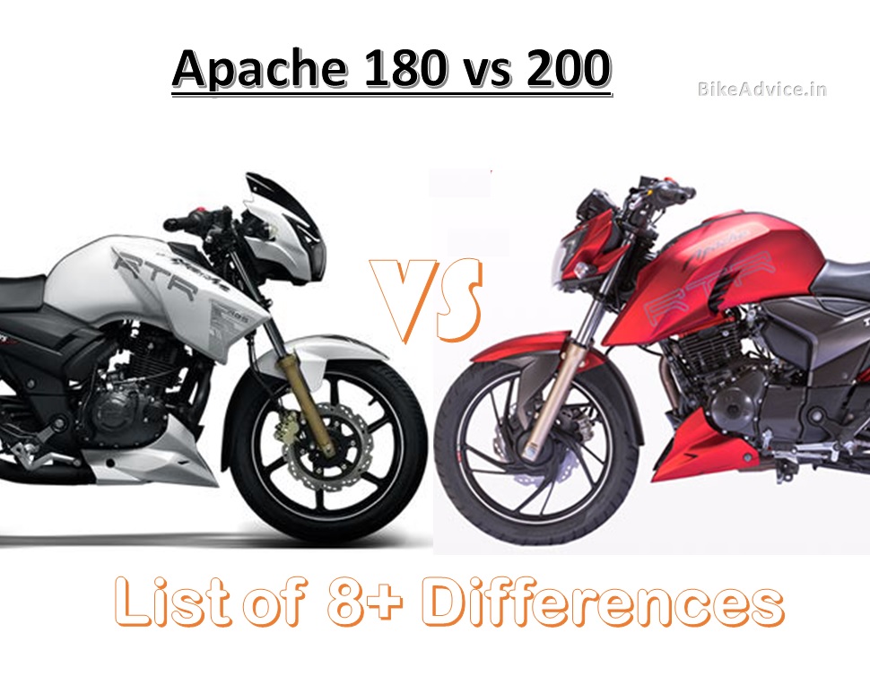 Apache 200 vs Apache 180 Comparo