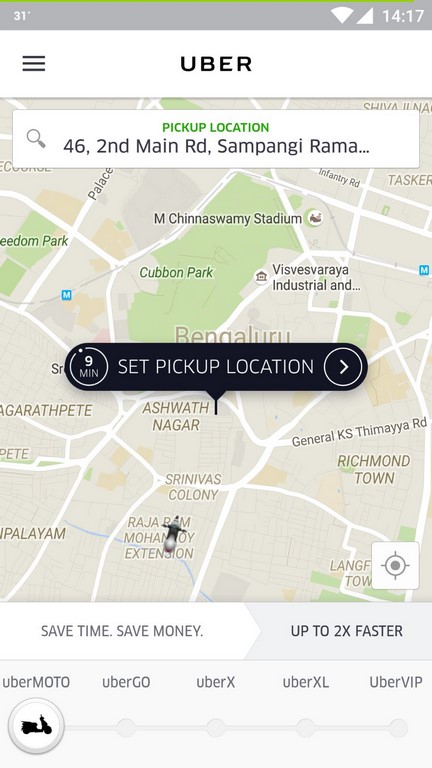 UberMoto Bangalore