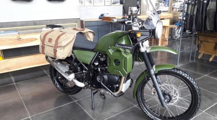 RE Himalayan Green Colour pic customised