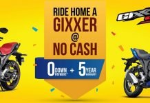 Get Suzuki Jacket Free with Gixxer SF and Gixxer