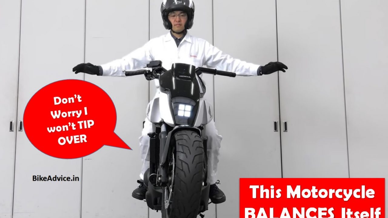 Honda Riding Assist Self-Balancing Motorcycle Pic & Details
