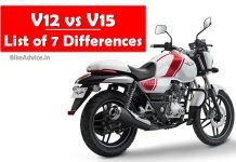 Bajaj V15 vs V12 – List of 7 Differences; Tubeless Tyres a Big Omission!