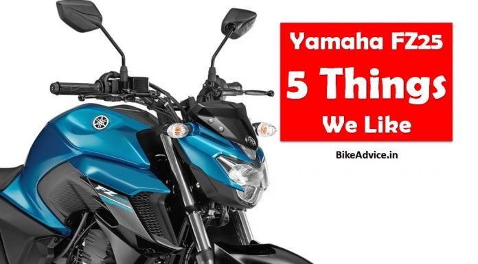 Yamaha FZ25 Pros