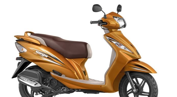 2017 TVS Wego Metallic Orange Pic