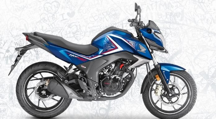 2017 Hornet 160R Athletic Blue Metallic cOLOUR