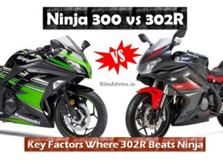 Ninja 300 vs 302R