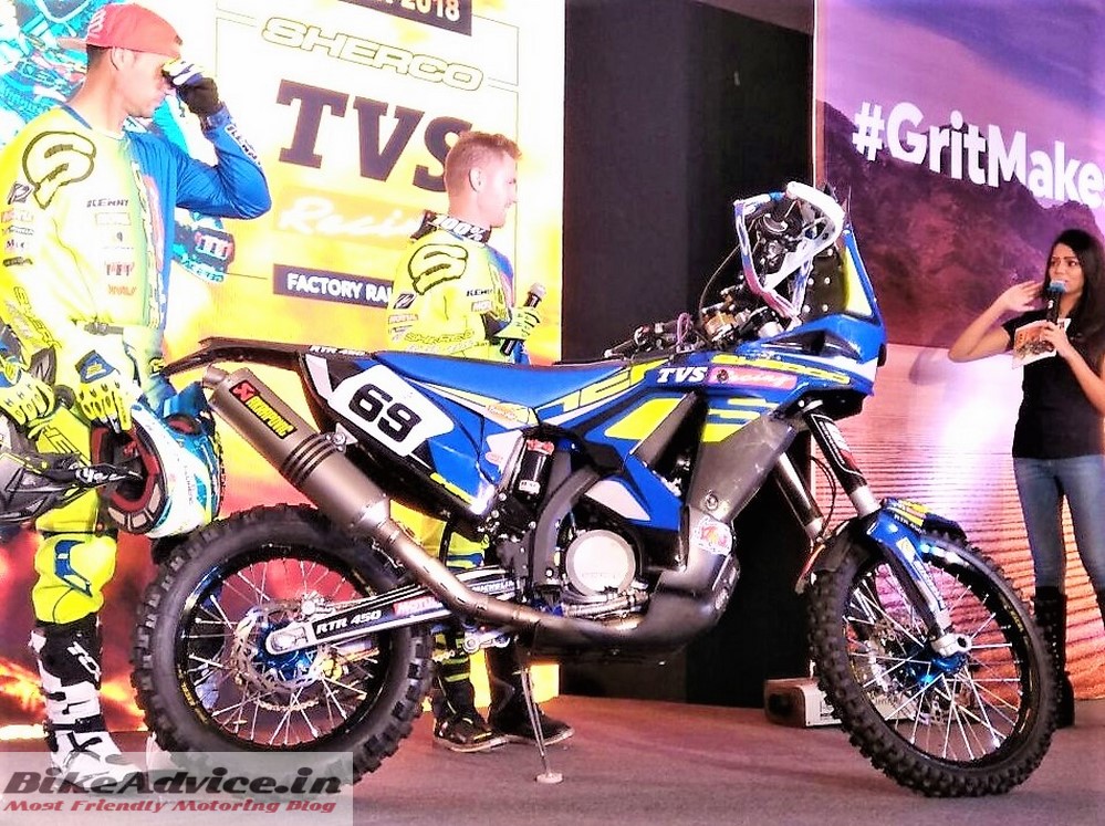 Sherco TVS Dakar 2018 Racing Team Announced: Riders & Motorcycle