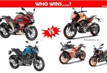 Yamaha Fazer/FZ 25 Beat KTM’s Trio of Duke/RC 200 & Duke 250 Combined: Sep 17 Sales