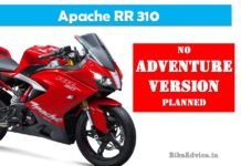 Apache 310 ADV Not Under Consideration