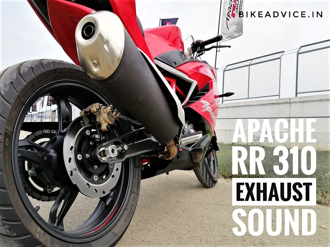 Apache 310 Exhaust Sound