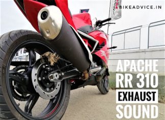 Apache 310 Exhaust Sound