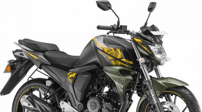 Yamaha FZS FI Matt Green Pic (1) FZS Rear Disc Changes