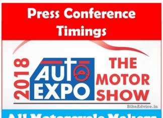 Auto Expo Schedule
