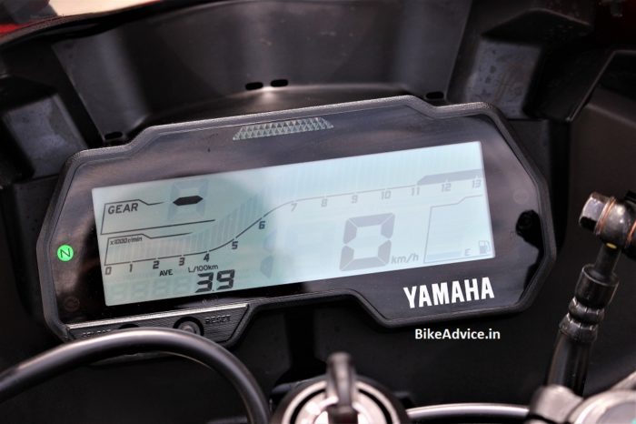 Yamaha R15 v3 Meter