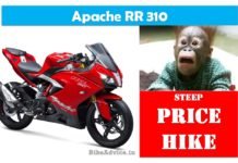 BREAKING: Apache 310 Sees Steep Price Hike; Comes Precariously Close to KTM RC390 Apache 310 Price Hike