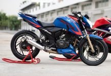 This Apache 200 Churns Pulsar 200 Rivalling Power & Higher Top Speed Race spec Apache 200 changes