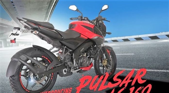 Pulsar NS160 Twin Disc Pic red