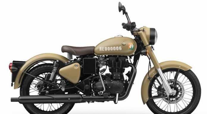 Royal Enfield Signals Stormrider Sand Right Side Shot
