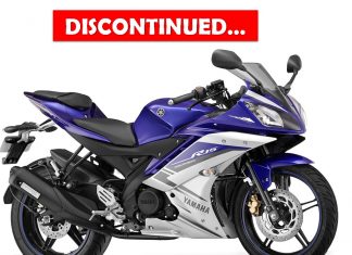 Yamaha R15 v2 discontinued