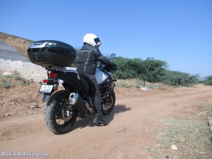 V-Strom review seat height