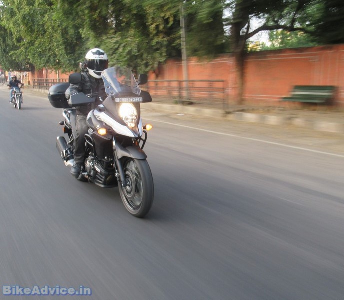 V-Strom review top speed
