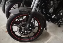 RE 350X Spotted with ABS; Reaches Dealerships Royal Enfield 350X ABS