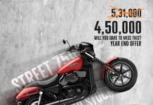 Massive Discounts of Upto 1 Lakh on Harley Street 750 & Street Rod: RE Twins Effect? Street 750 Offers