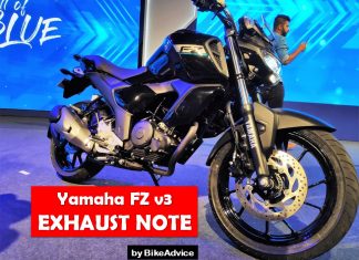 Yamaha FZ v3 Exhaust