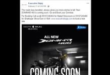 Dealer Says 2019 Dominar ‘Coming Soon’; Opens Bookings