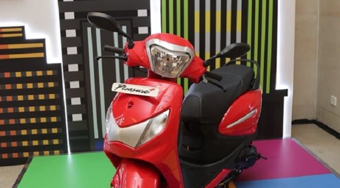 2019 Hero Pleasure+ pic red