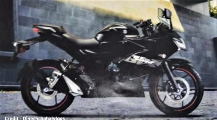 2109 Gixxer SF 150 spy pic