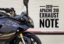 2019 Apache 310 Exhaust Note 2019 Apache 310 Exhaust Note