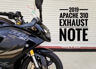 2019 Apache 310 Exhaust Note