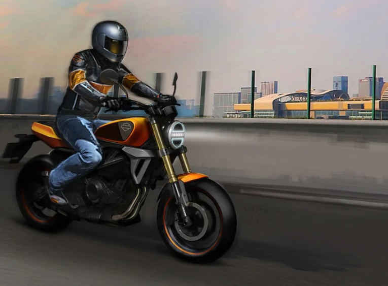 Harley 338cc Motorcycle