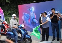 Bajaj Flags Off Chetak Electric Yatra