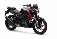 New Apache 200 Launched with Bluetooth SmartXonnect at 1.14 Lakh