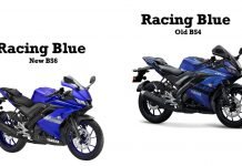 Yamaha R15 BS6 vs BS4 – Colours
