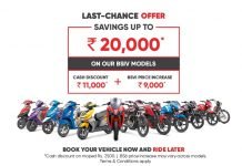 ₹11,000 Cash Discount on BS4 TVS 2-Wheelers; XL100 at 23K Only!