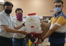 Honda-Engine Powered Sprayers & Food Packets Distributed: COVID-19 Relief